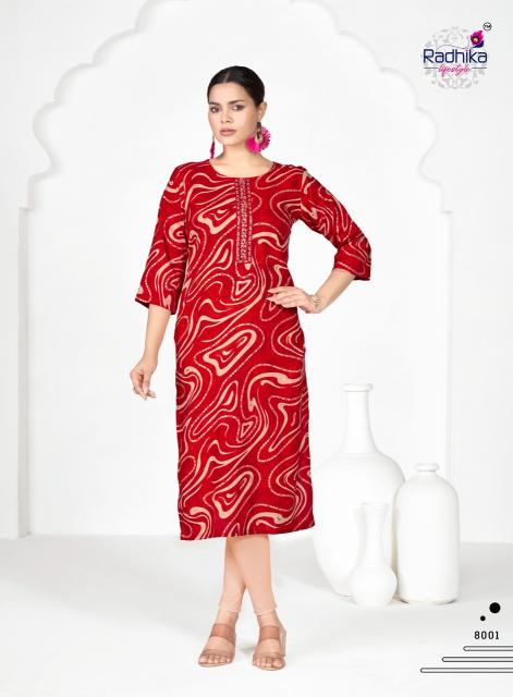 Radhika lifestyle alisha vol 8 wholesale prices of jaipuri kurti